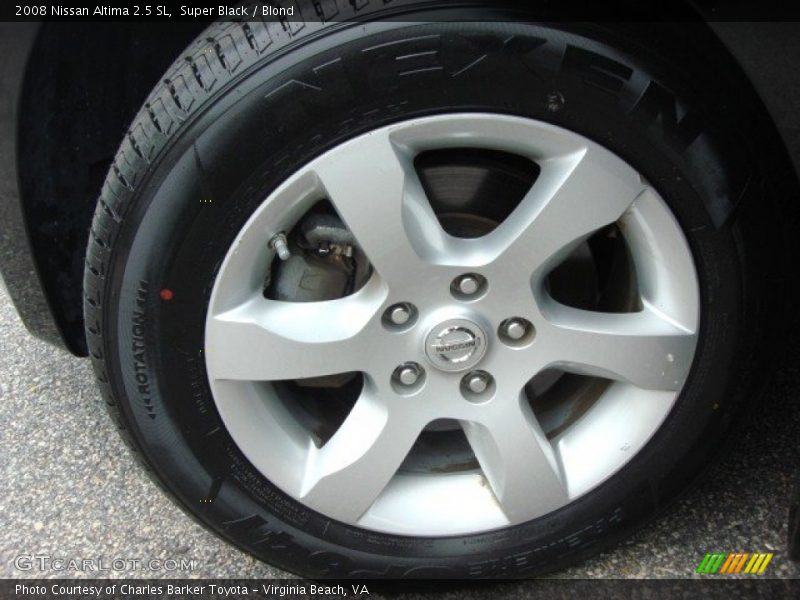 Super Black / Blond 2008 Nissan Altima 2.5 SL