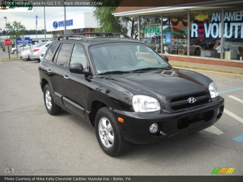 Black Obsidian / Gray 2006 Hyundai Santa Fe GLS 3.5