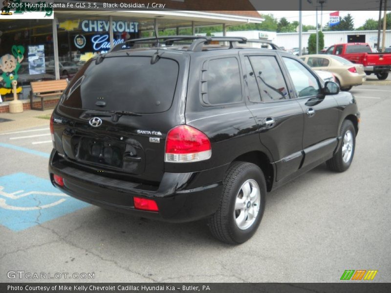 Black Obsidian / Gray 2006 Hyundai Santa Fe GLS 3.5
