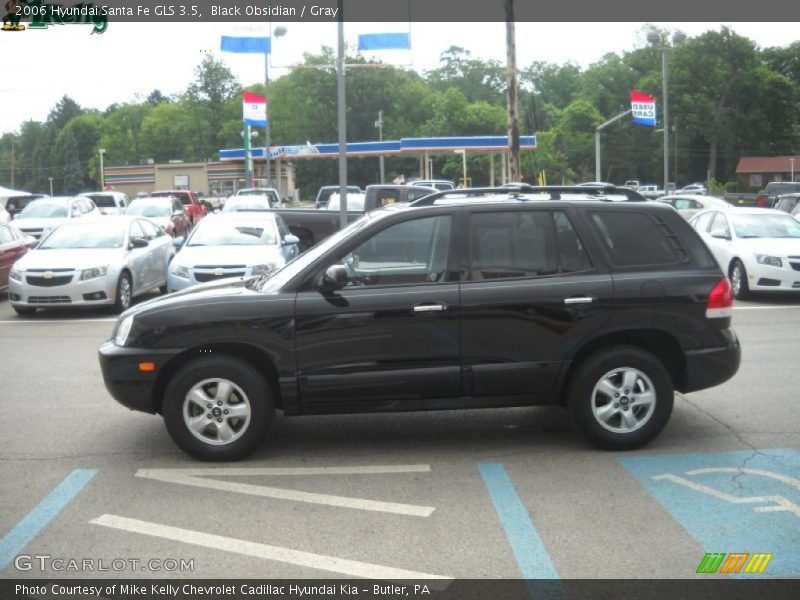 Black Obsidian / Gray 2006 Hyundai Santa Fe GLS 3.5