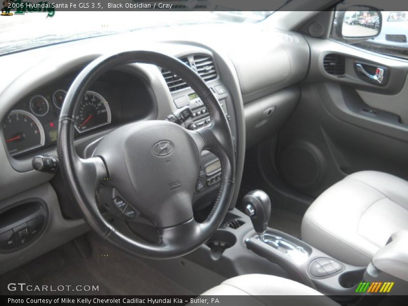 Black Obsidian / Gray 2006 Hyundai Santa Fe GLS 3.5