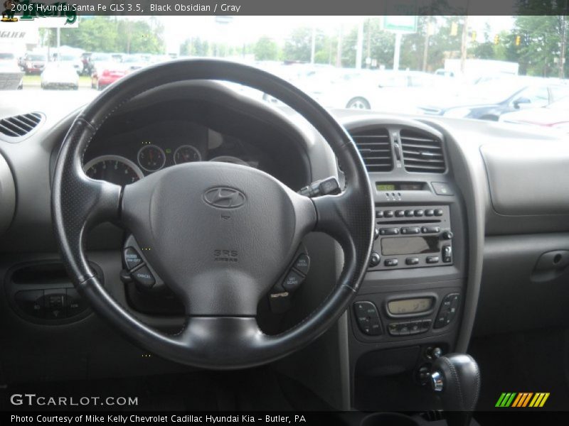 Black Obsidian / Gray 2006 Hyundai Santa Fe GLS 3.5