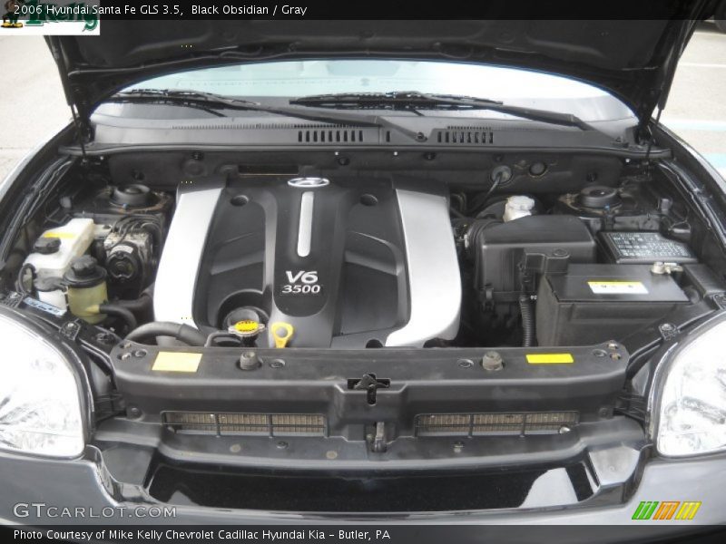 Black Obsidian / Gray 2006 Hyundai Santa Fe GLS 3.5
