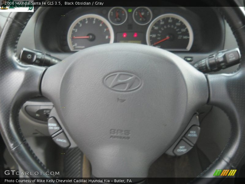 Black Obsidian / Gray 2006 Hyundai Santa Fe GLS 3.5