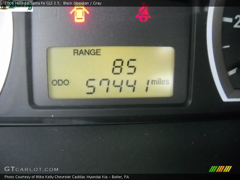 Black Obsidian / Gray 2006 Hyundai Santa Fe GLS 3.5