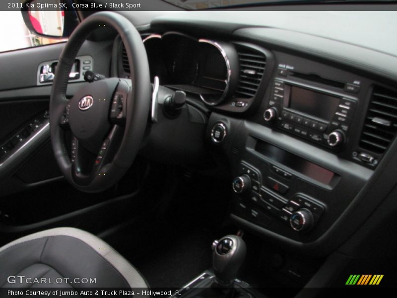 Corsa Blue / Black Sport 2011 Kia Optima SX