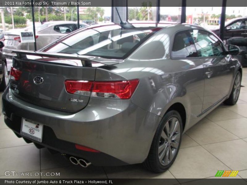 Titanium / Black Sport 2011 Kia Forte Koup SX