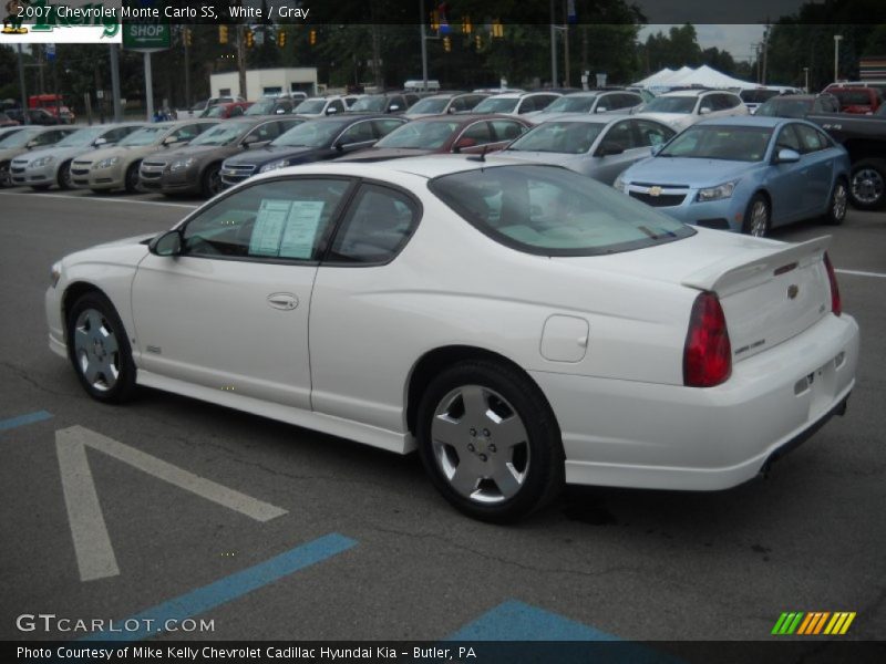 White / Gray 2007 Chevrolet Monte Carlo SS