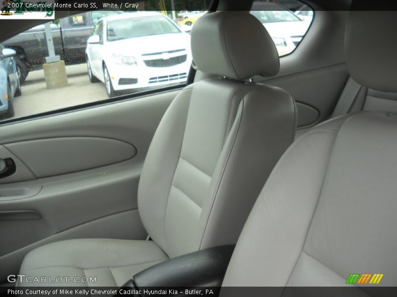 White / Gray 2007 Chevrolet Monte Carlo SS