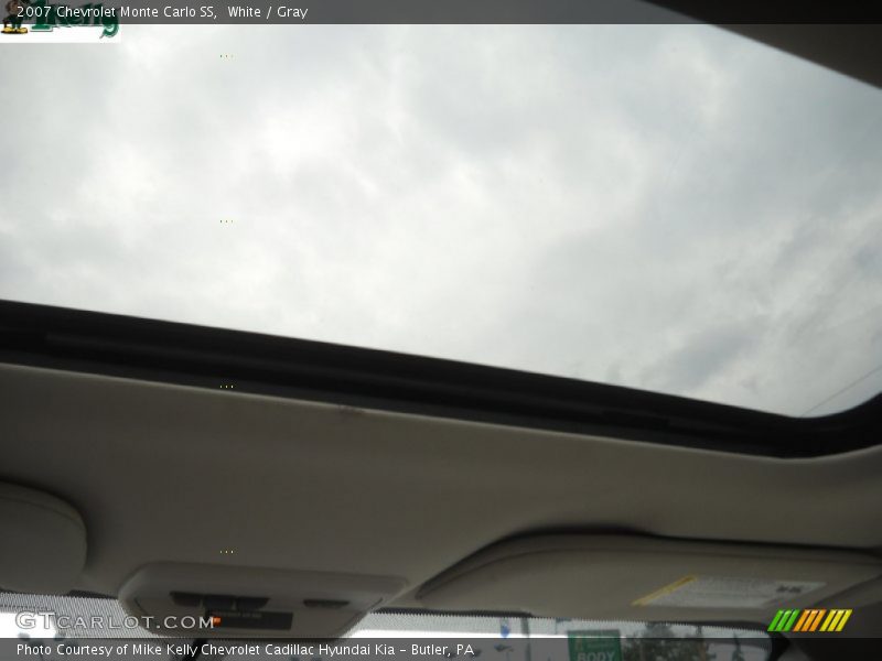 White / Gray 2007 Chevrolet Monte Carlo SS