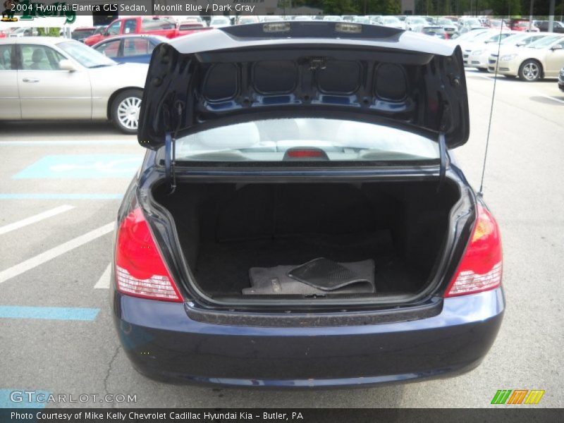 Moonlit Blue / Dark Gray 2004 Hyundai Elantra GLS Sedan