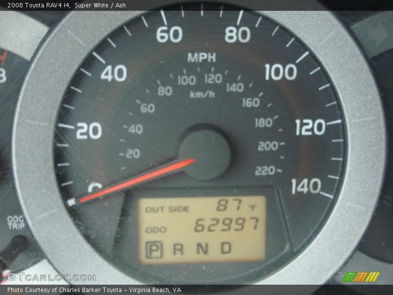 Super White / Ash 2008 Toyota RAV4 I4