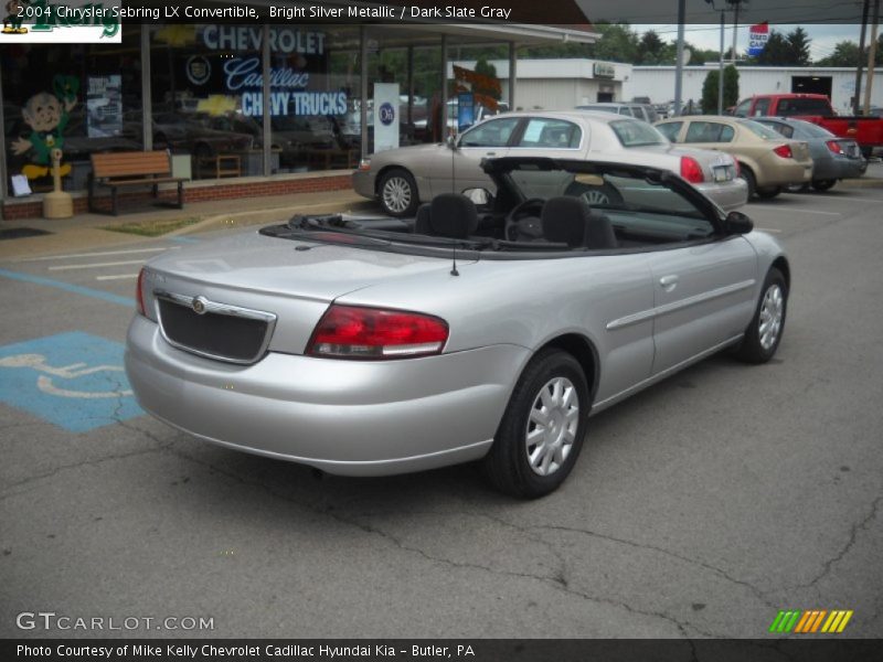 Bright Silver Metallic / Dark Slate Gray 2004 Chrysler Sebring LX Convertible