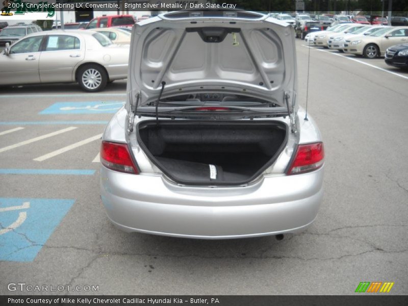 Bright Silver Metallic / Dark Slate Gray 2004 Chrysler Sebring LX Convertible