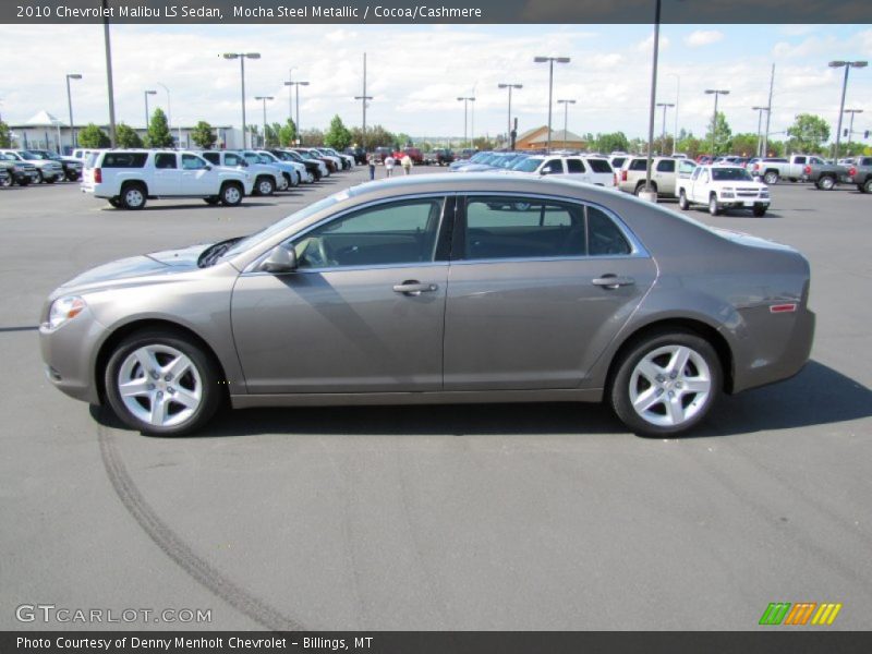 Mocha Steel Metallic / Cocoa/Cashmere 2010 Chevrolet Malibu LS Sedan