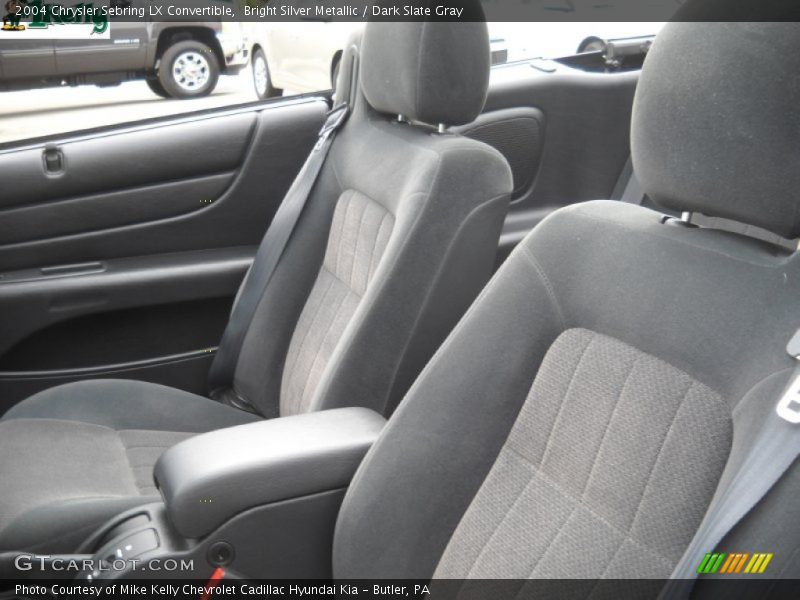 Bright Silver Metallic / Dark Slate Gray 2004 Chrysler Sebring LX Convertible