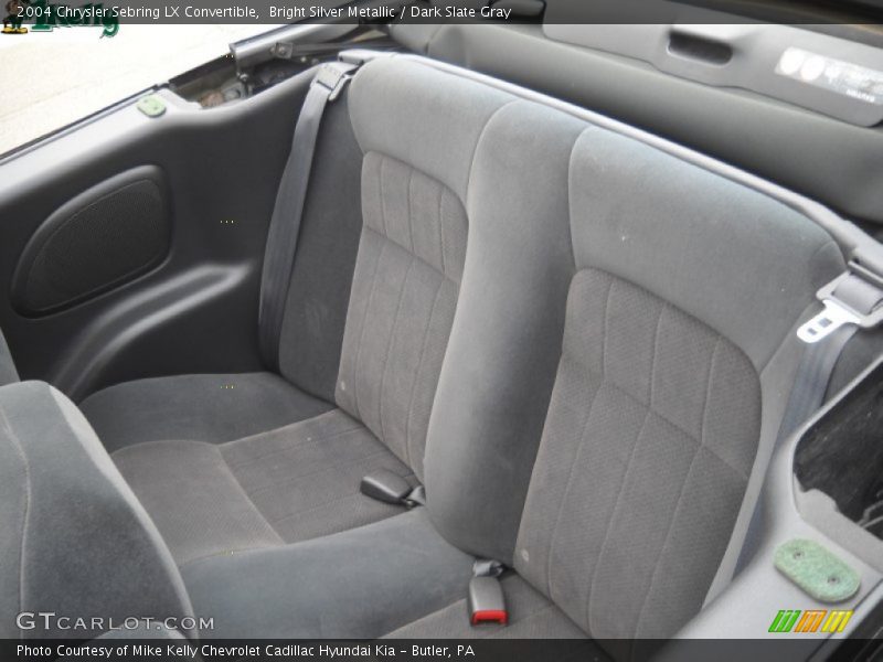 Bright Silver Metallic / Dark Slate Gray 2004 Chrysler Sebring LX Convertible