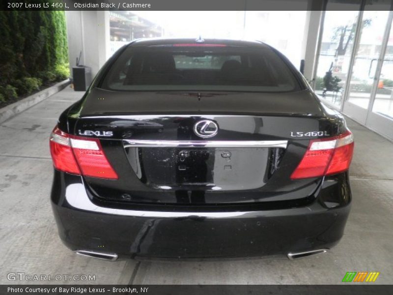 Obsidian Black / Cashmere 2007 Lexus LS 460 L
