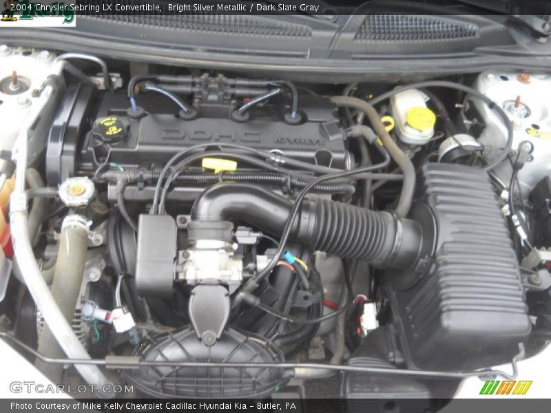 Bright Silver Metallic / Dark Slate Gray 2004 Chrysler Sebring LX Convertible