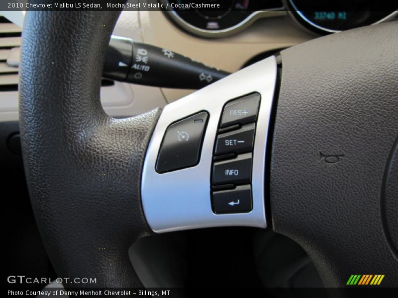Mocha Steel Metallic / Cocoa/Cashmere 2010 Chevrolet Malibu LS Sedan