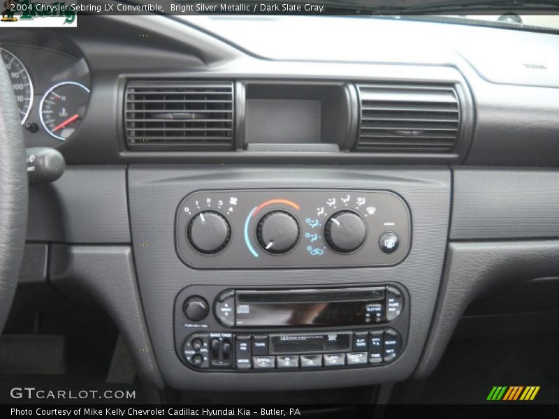 Bright Silver Metallic / Dark Slate Gray 2004 Chrysler Sebring LX Convertible