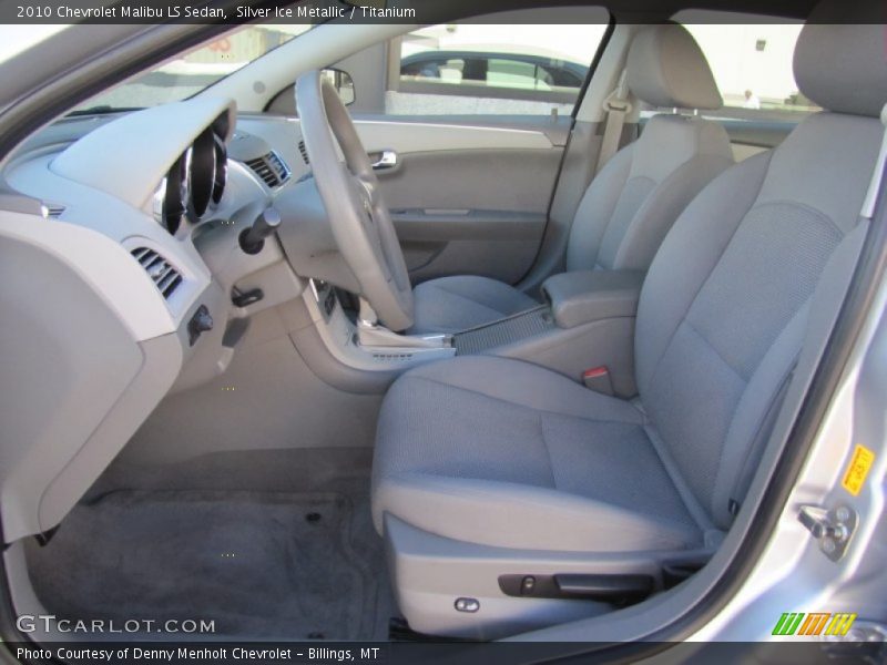 Silver Ice Metallic / Titanium 2010 Chevrolet Malibu LS Sedan