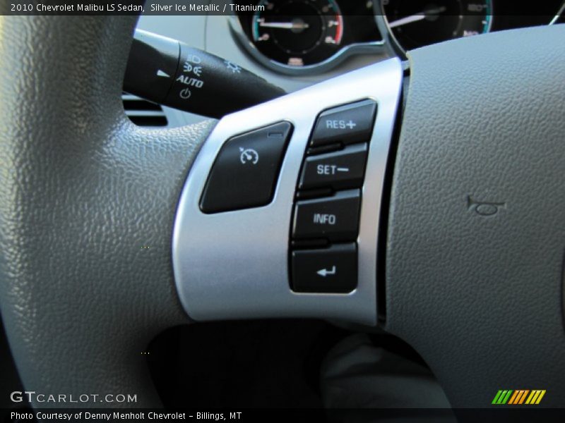 Silver Ice Metallic / Titanium 2010 Chevrolet Malibu LS Sedan