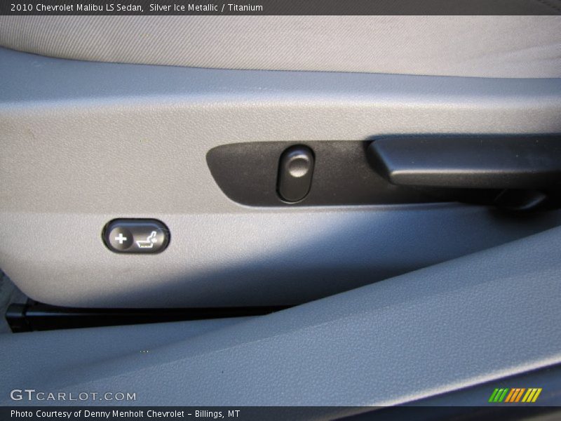 Silver Ice Metallic / Titanium 2010 Chevrolet Malibu LS Sedan