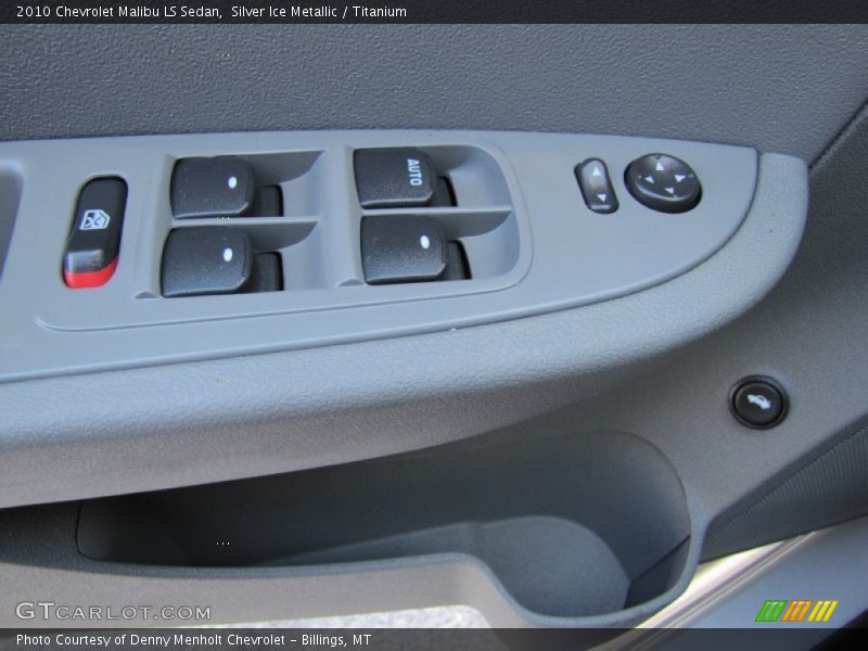 Silver Ice Metallic / Titanium 2010 Chevrolet Malibu LS Sedan