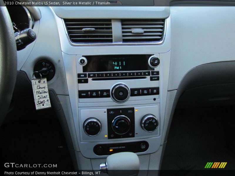 Silver Ice Metallic / Titanium 2010 Chevrolet Malibu LS Sedan
