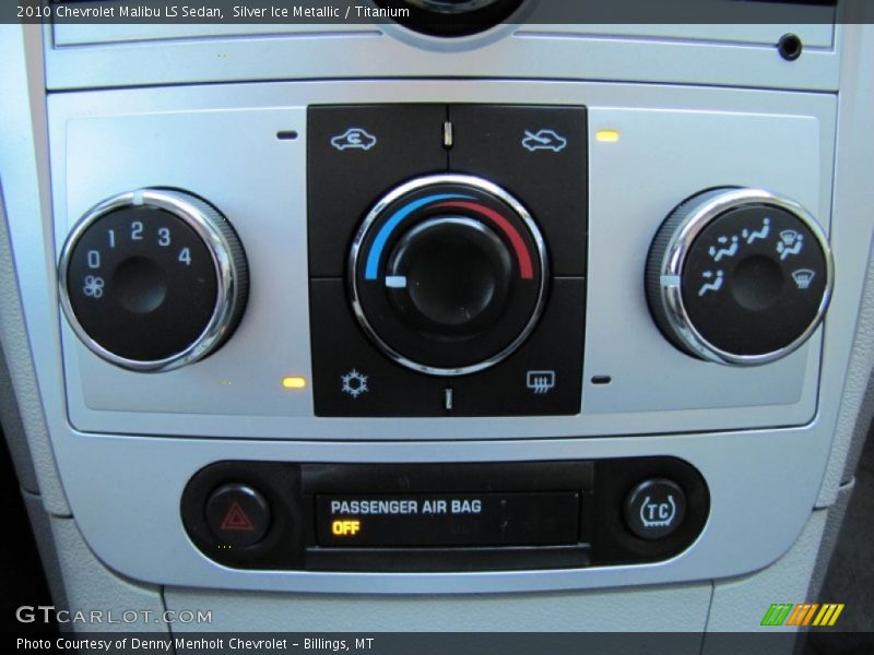 Silver Ice Metallic / Titanium 2010 Chevrolet Malibu LS Sedan