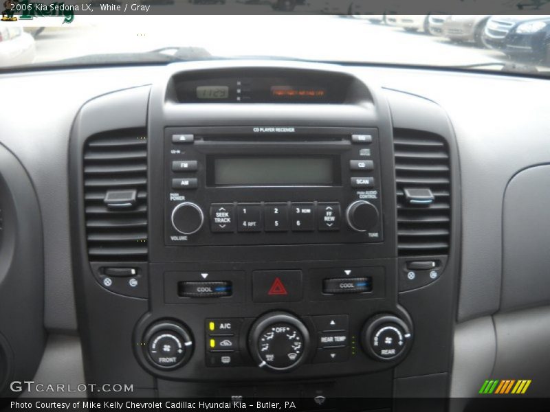 White / Gray 2006 Kia Sedona LX