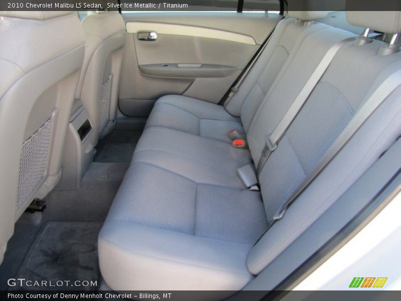 Silver Ice Metallic / Titanium 2010 Chevrolet Malibu LS Sedan