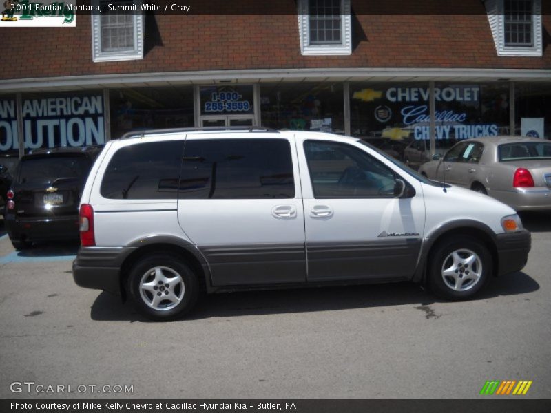 Summit White / Gray 2004 Pontiac Montana