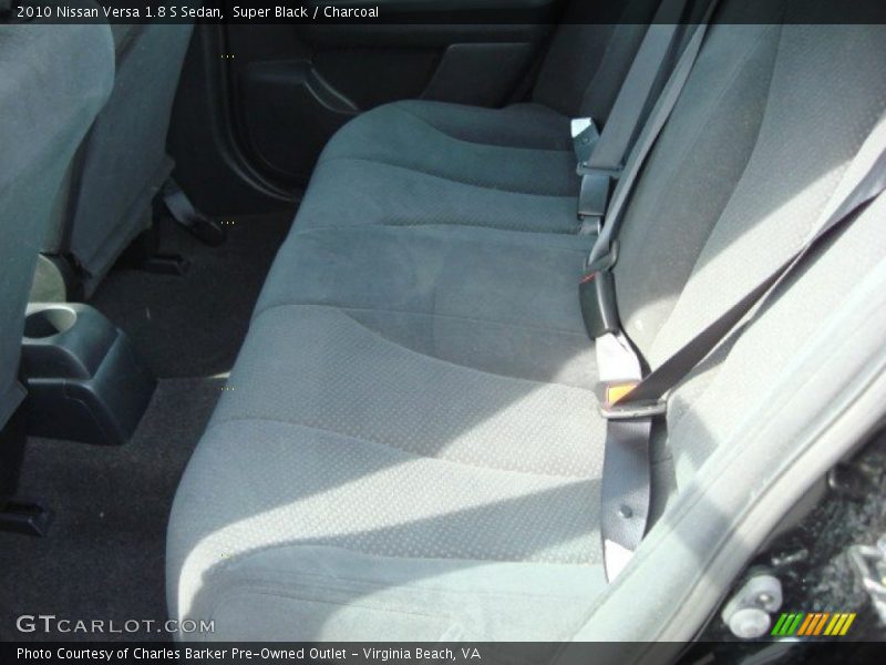 Super Black / Charcoal 2010 Nissan Versa 1.8 S Sedan