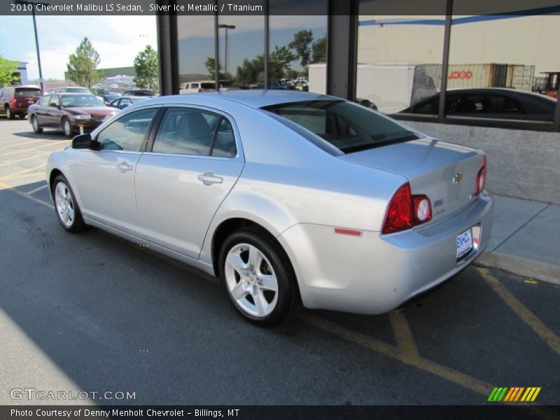 Silver Ice Metallic / Titanium 2010 Chevrolet Malibu LS Sedan