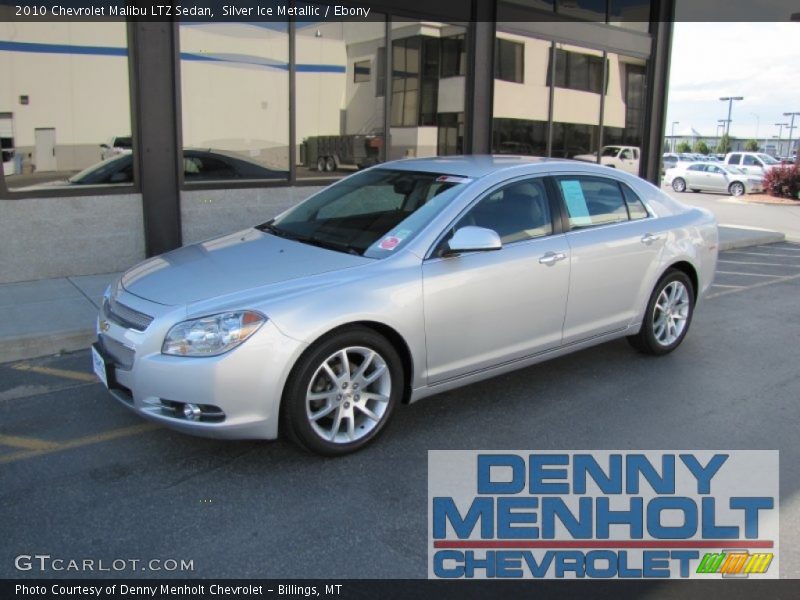 Silver Ice Metallic / Ebony 2010 Chevrolet Malibu LTZ Sedan