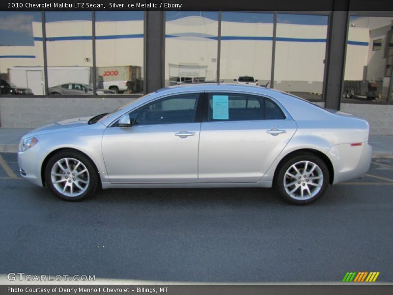 Silver Ice Metallic / Ebony 2010 Chevrolet Malibu LTZ Sedan