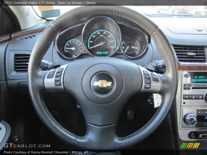 Silver Ice Metallic / Ebony 2010 Chevrolet Malibu LTZ Sedan