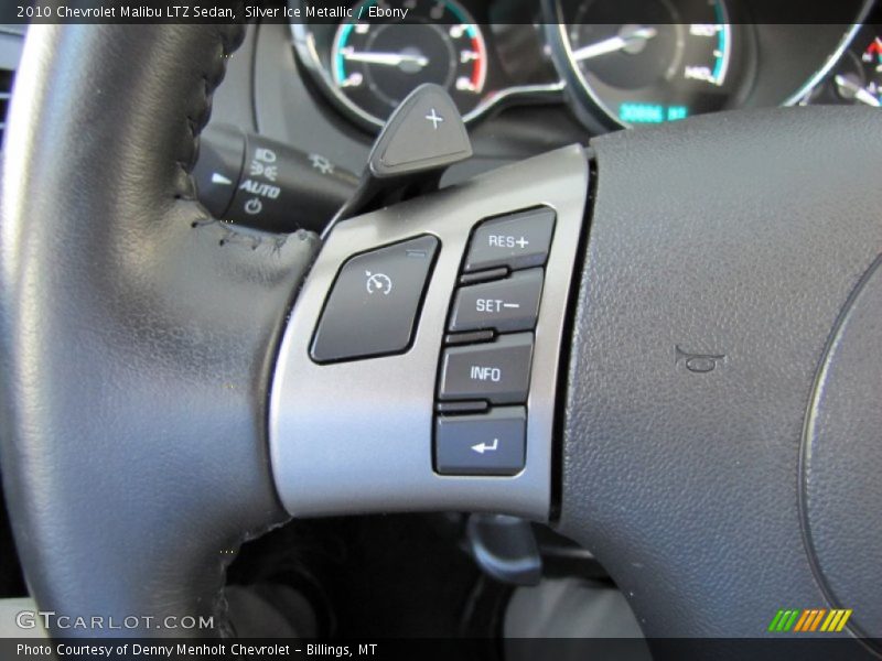 Silver Ice Metallic / Ebony 2010 Chevrolet Malibu LTZ Sedan