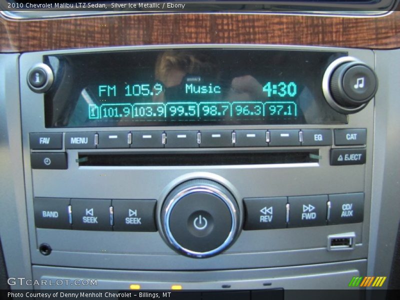 Silver Ice Metallic / Ebony 2010 Chevrolet Malibu LTZ Sedan