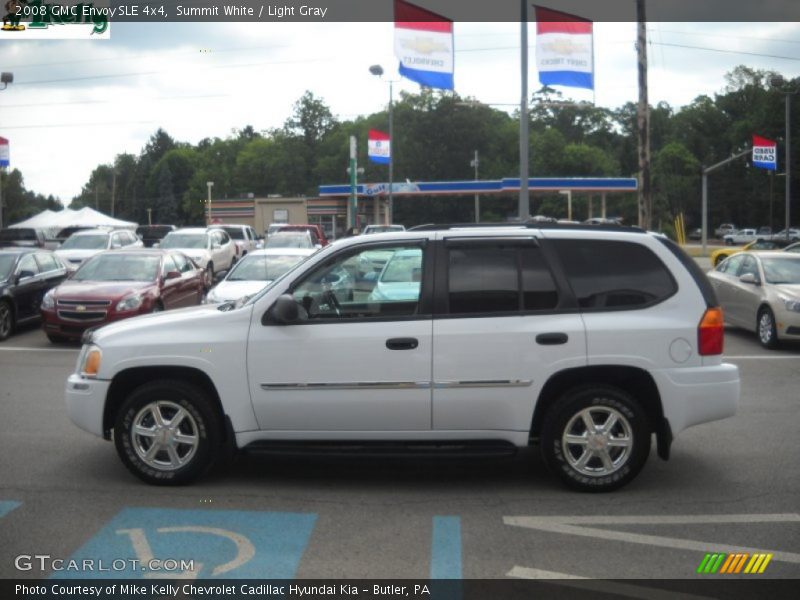 Summit White / Light Gray 2008 GMC Envoy SLE 4x4