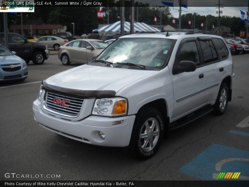 Summit White / Light Gray 2008 GMC Envoy SLE 4x4