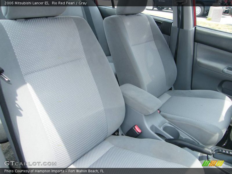 Rio Red Pearl / Gray 2006 Mitsubishi Lancer ES