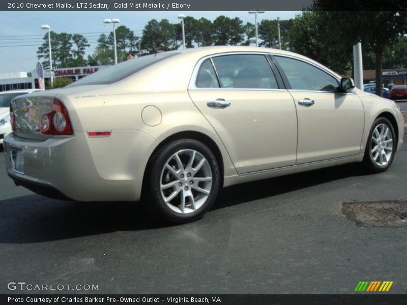 Gold Mist Metallic / Ebony 2010 Chevrolet Malibu LTZ Sedan