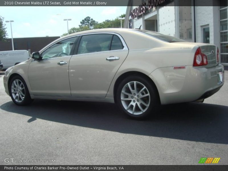 Gold Mist Metallic / Ebony 2010 Chevrolet Malibu LTZ Sedan