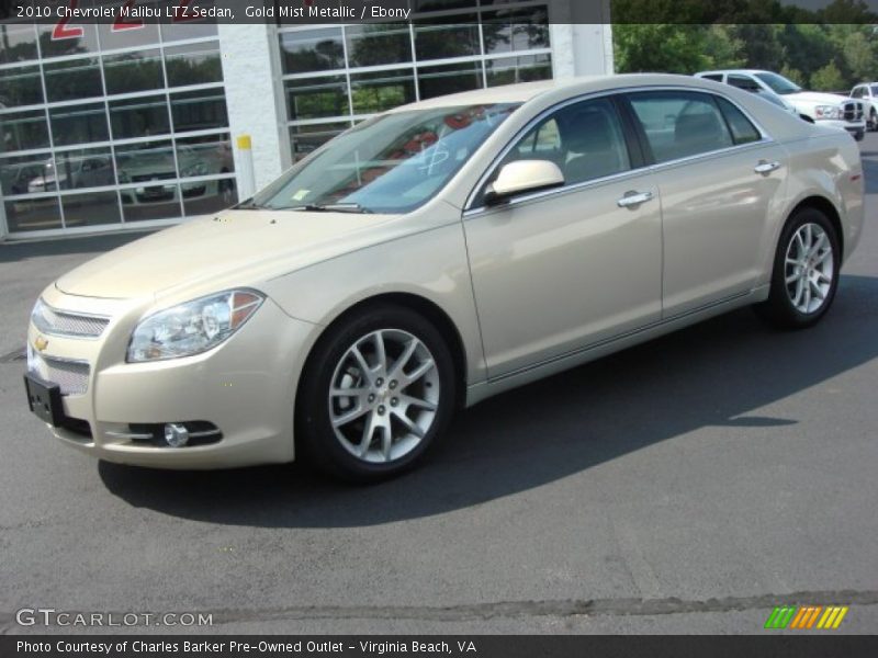 Gold Mist Metallic / Ebony 2010 Chevrolet Malibu LTZ Sedan