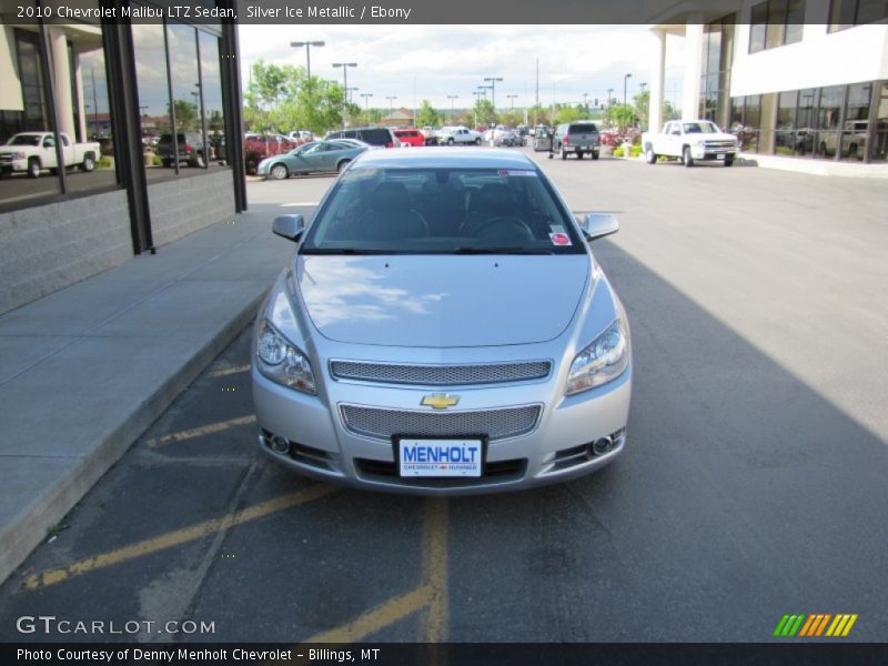 Silver Ice Metallic / Ebony 2010 Chevrolet Malibu LTZ Sedan