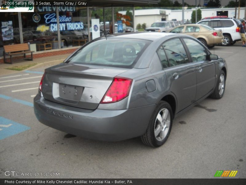 Storm Gray / Gray 2006 Saturn ION 3 Sedan