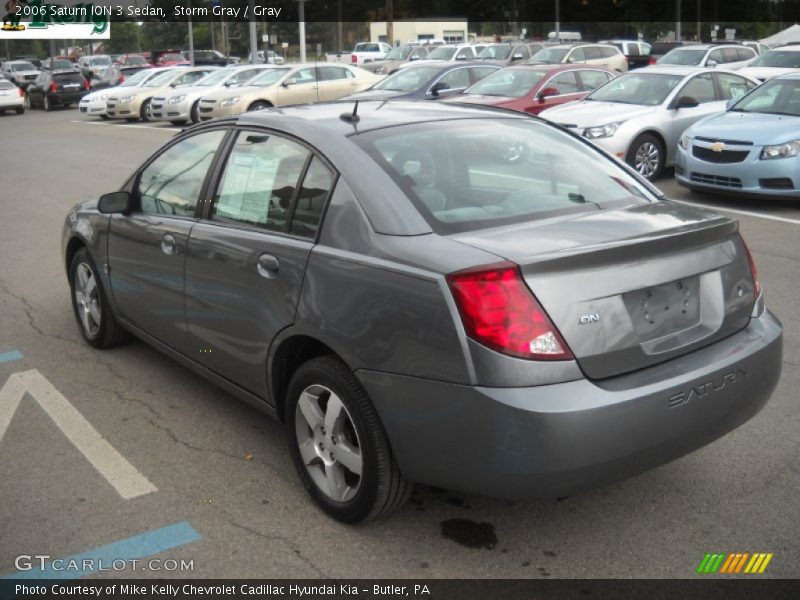 Storm Gray / Gray 2006 Saturn ION 3 Sedan